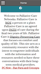 Mobile Screenshot of palliativecarenebraska.com
